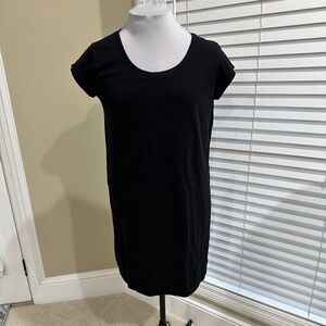 The Gap Classic Black T-Shirt Dress, Women's XL